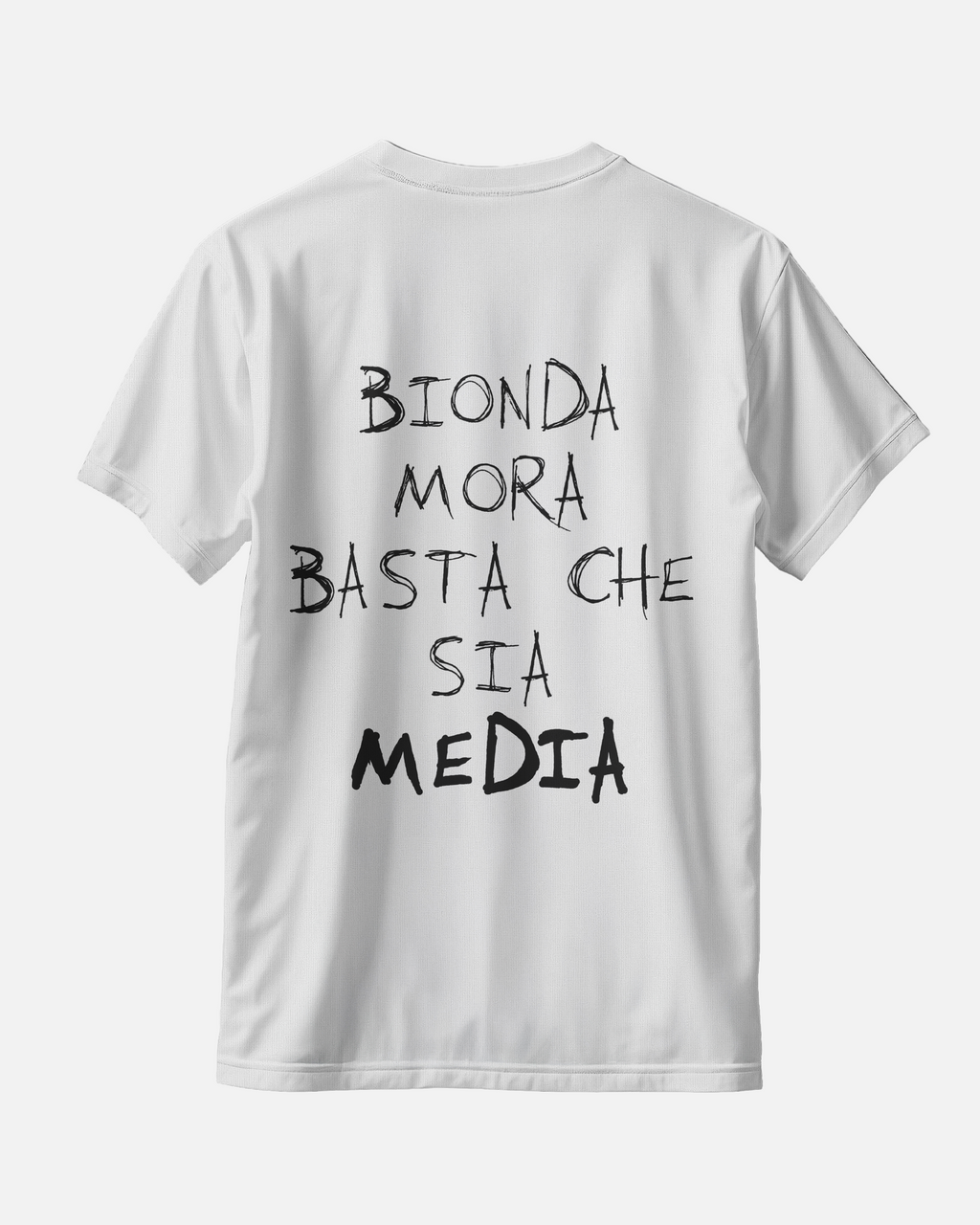 OGK "Bionda, Mora, basta che sia Media" | T-SHIRT OVERSIZE