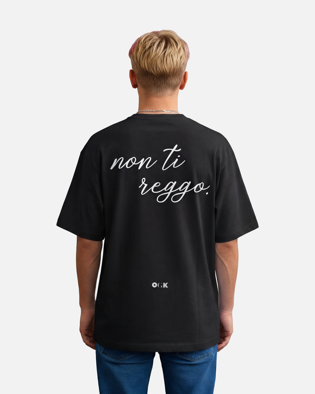 OGK "Non ti Reggo" Black | T-SHIRT OVERSIZE