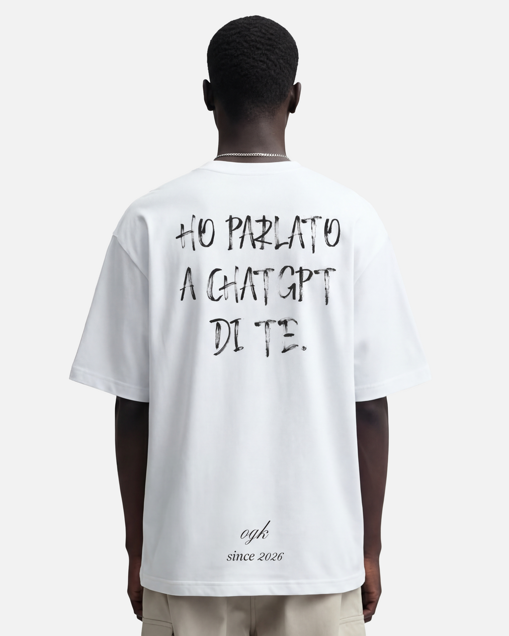 OGK "Ho parlato a ChatGPT di te" | T-SHIRT OVERSIZE