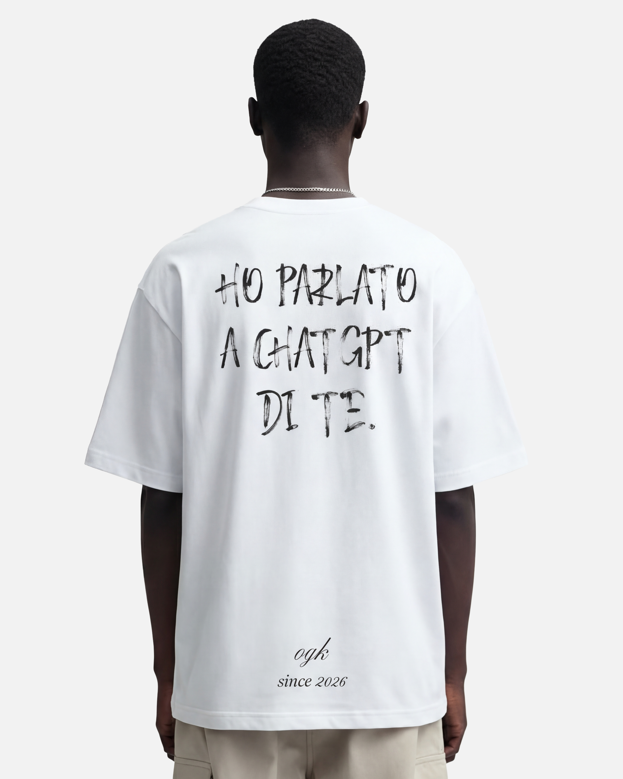 OGK "Ho parlato a ChatGPT di te" | T-SHIRT OVERSIZE