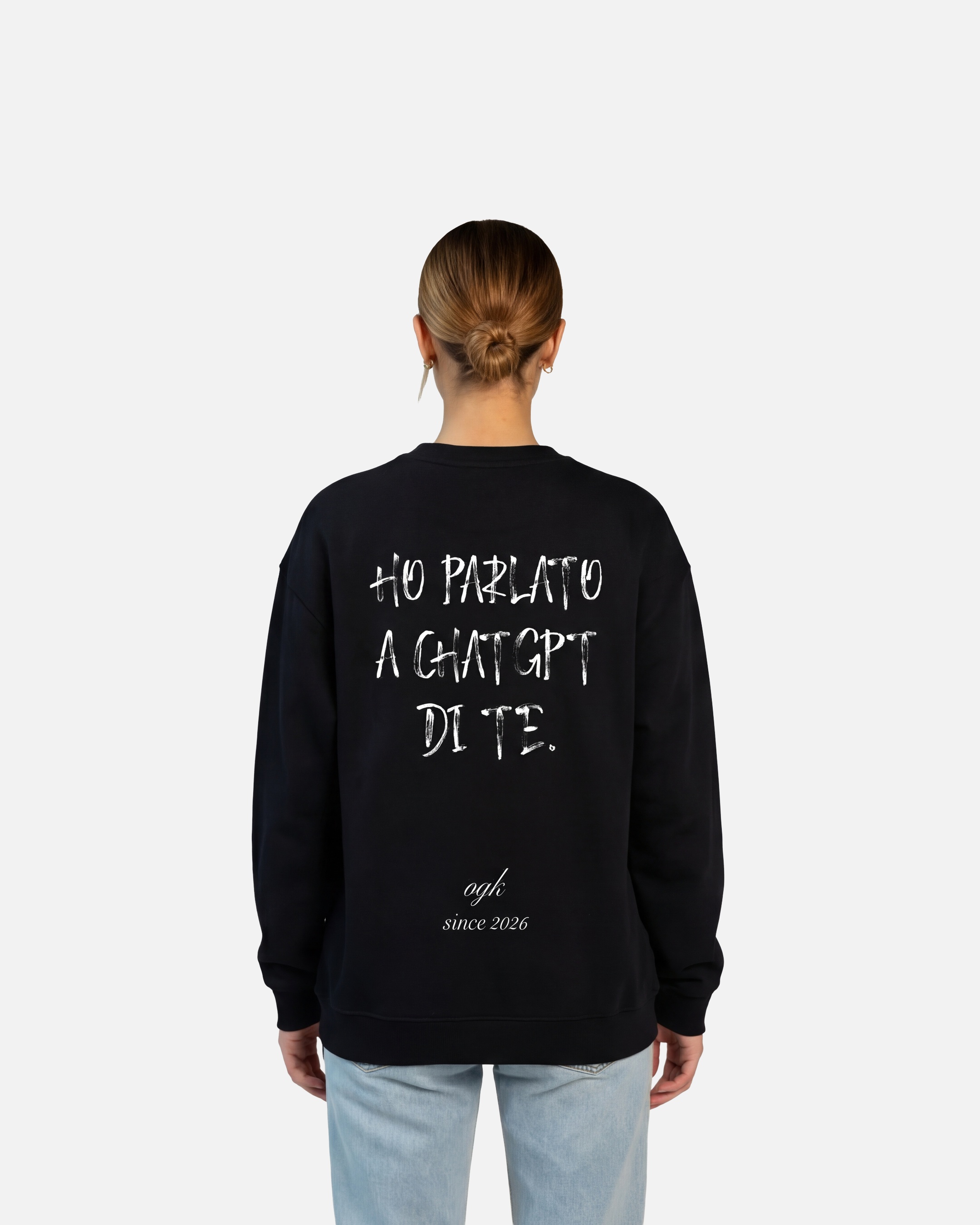 OGK "Ho parlato a ChatGPT di te" | SWEATER OVERSIZE