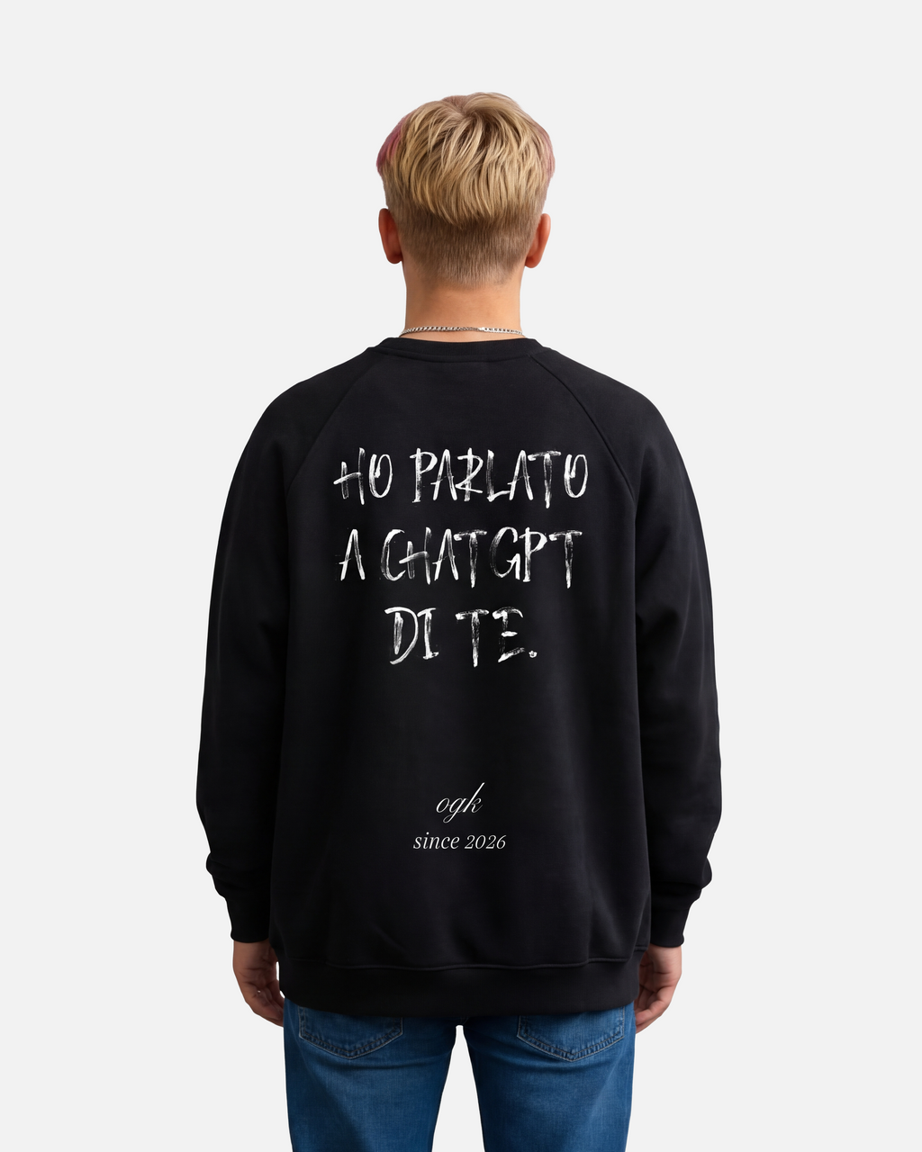 OGK "Ho parlato a ChatGPT di te" | SWEATER OVERSIZE