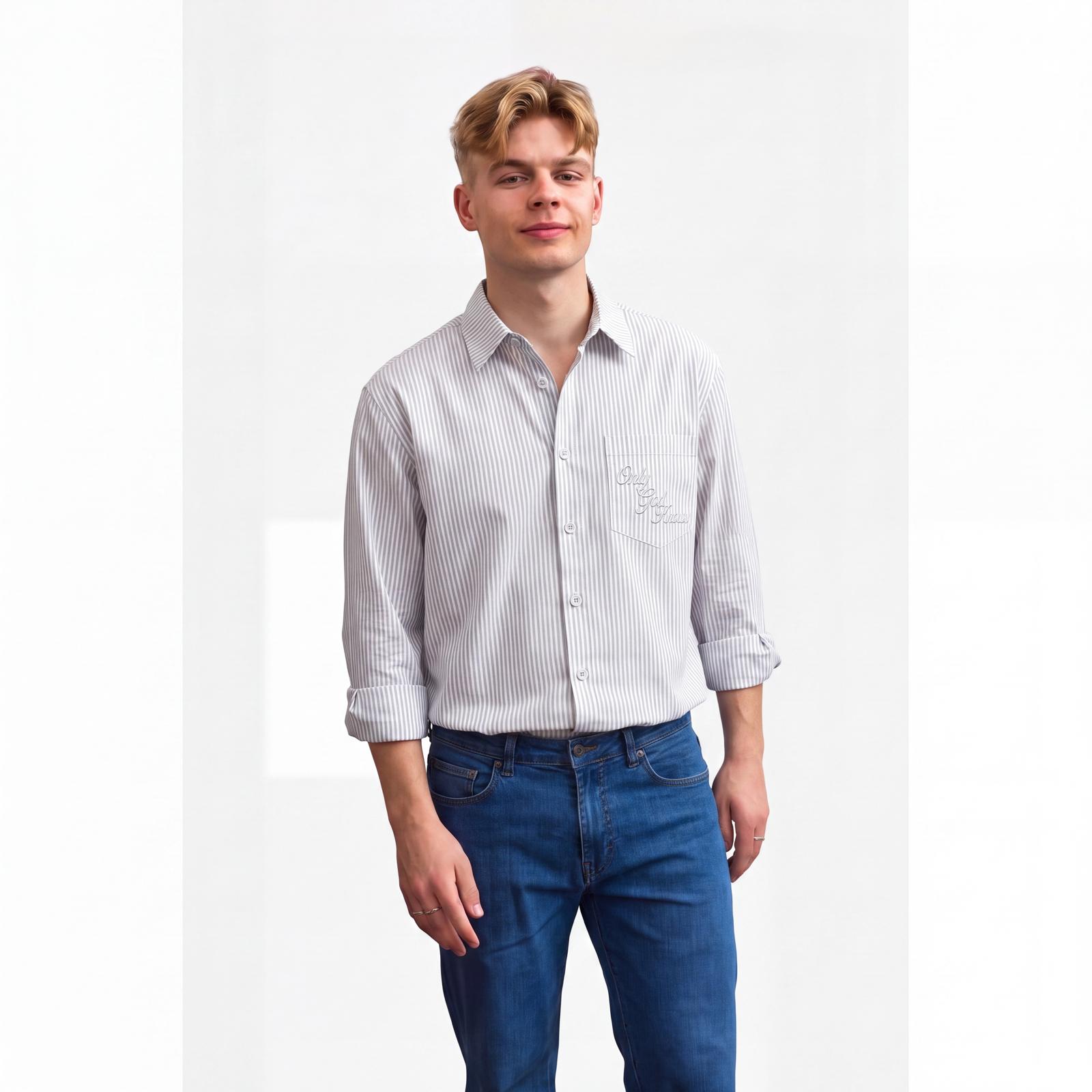 OGK "ci sono ricascato" grey | Camicia