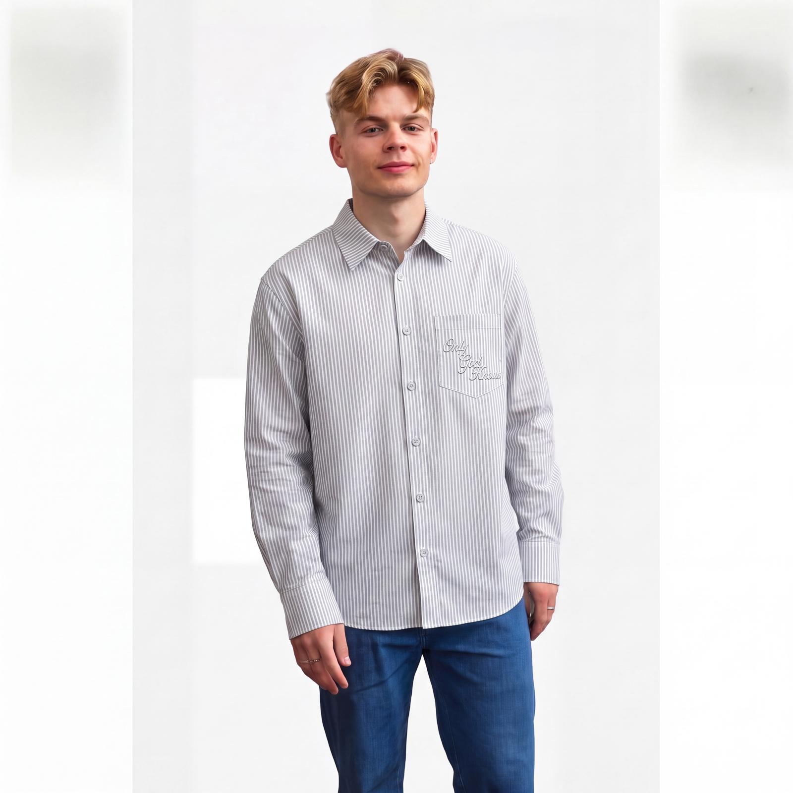 OGK "ci sono ricascato" grey | Camicia