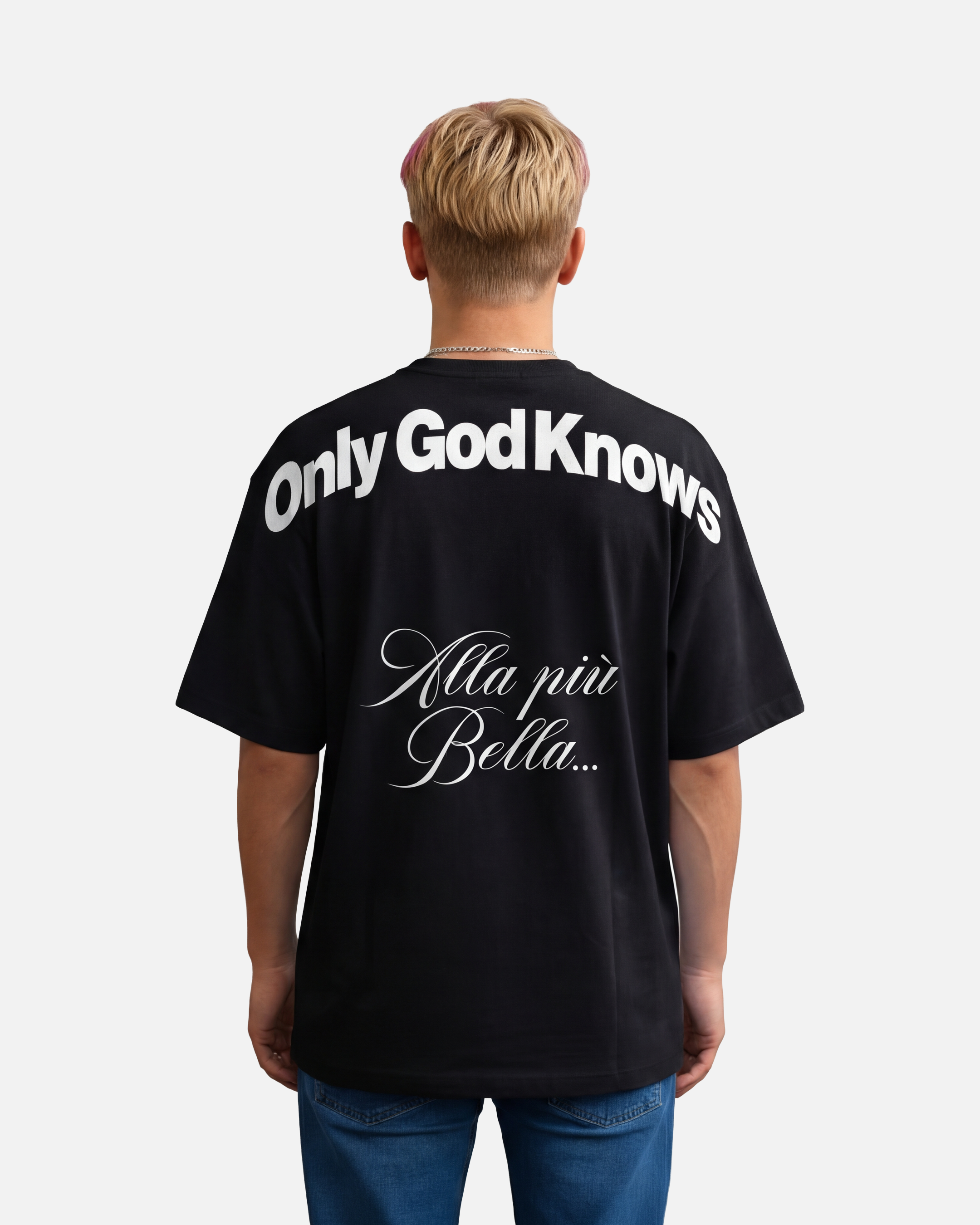 OGK "Alla più Bella" Black | T-SHIRT OVERSIZE