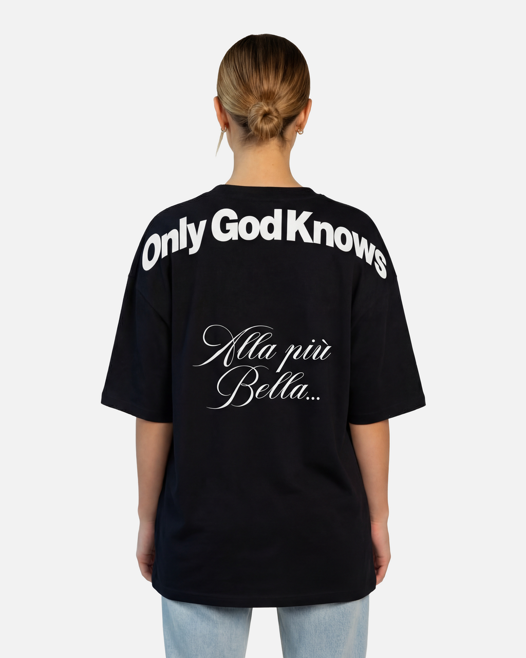 OGK "Alla più Bella" Black | T-SHIRT OVERSIZE