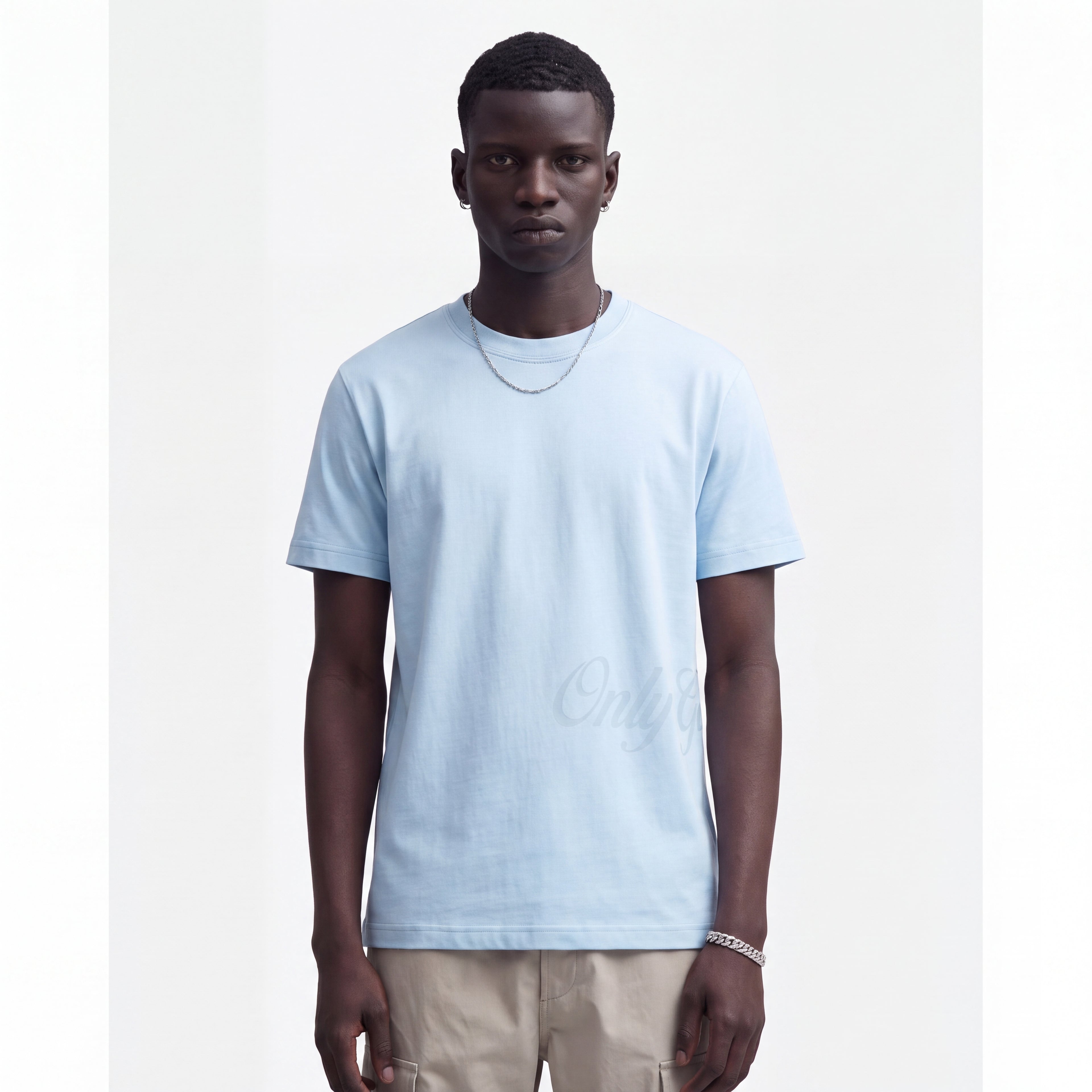 OGK "il trend è essere se stessi" light blue | T-shirt