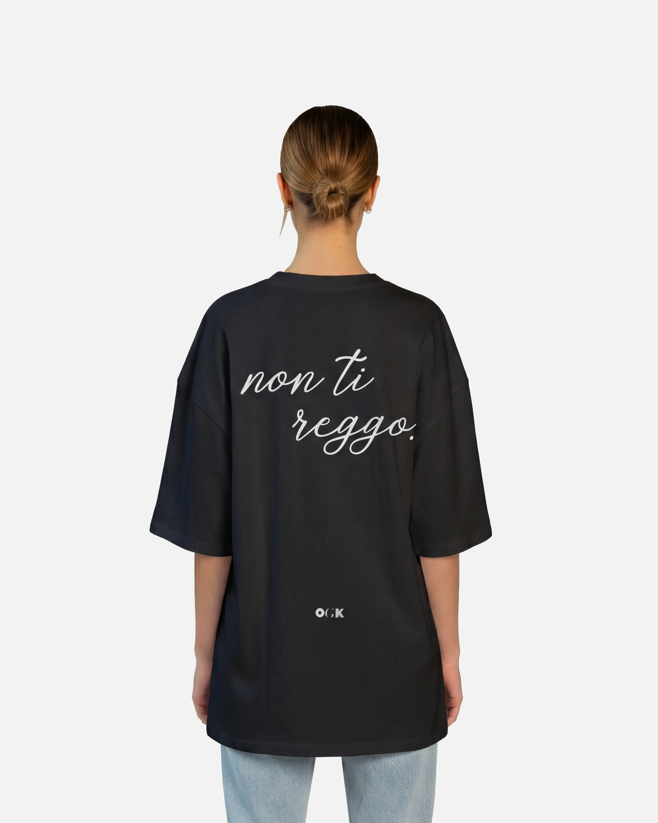 OGK "Non ti Reggo" Black | T-SHIRT OVERSIZE